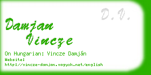damjan vincze business card